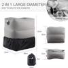 Inflatable Three-layer Travel Pillow Foot Rest Kids Airplane Sleep Sit Bed Car Height Adjustable Flight Sleeping Resting Pad