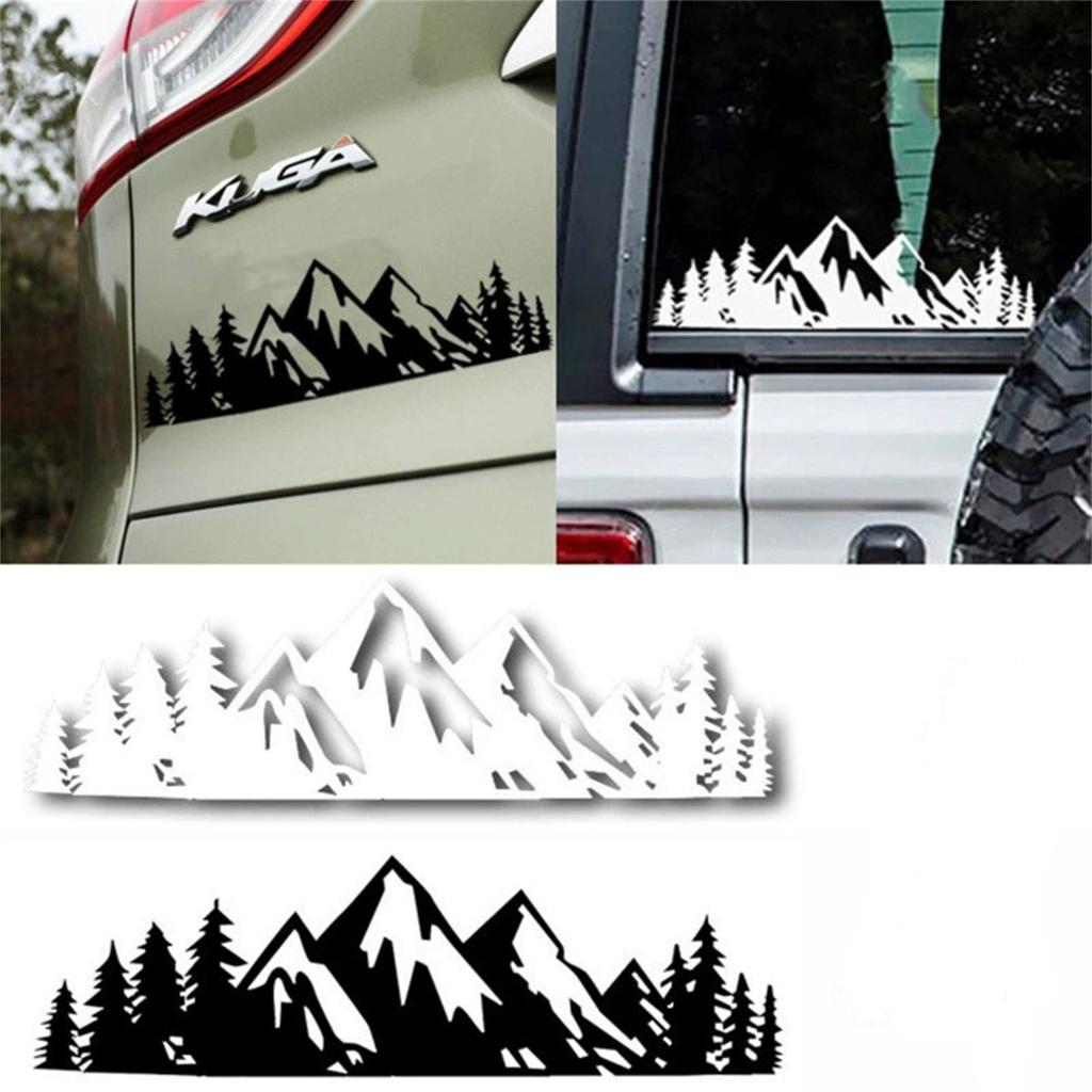 Car Decorative Stickers – Forest &  , Trunk, Window Glass & Bumper Personalized Creative Decals