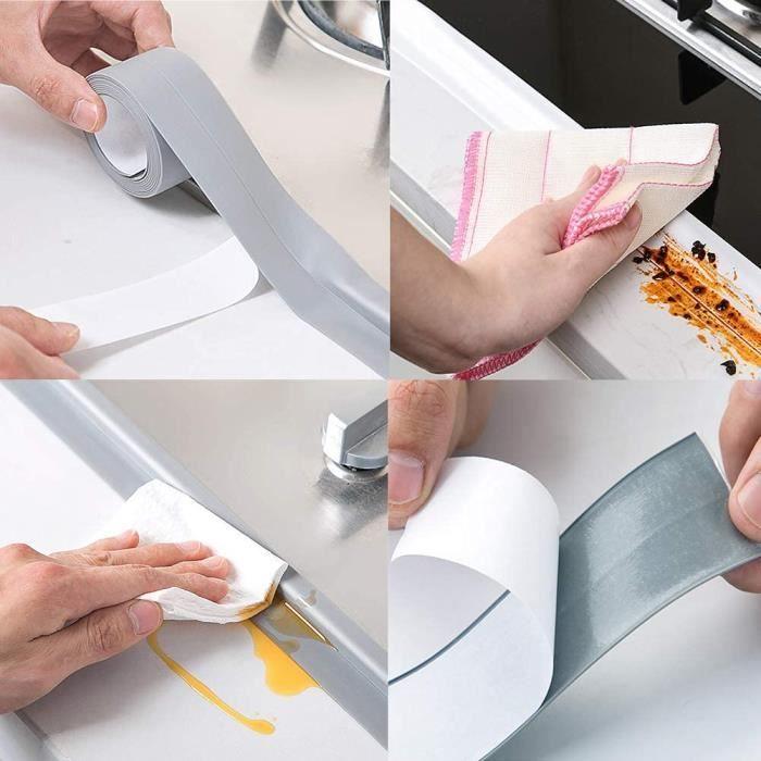 Fogmassa Silikon - 2 Delar - Beige - Självhäftande - Mögelresistent - Vattentät