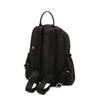Daks Black Flower Pattern Fabric Backpack Dcba6f503bk