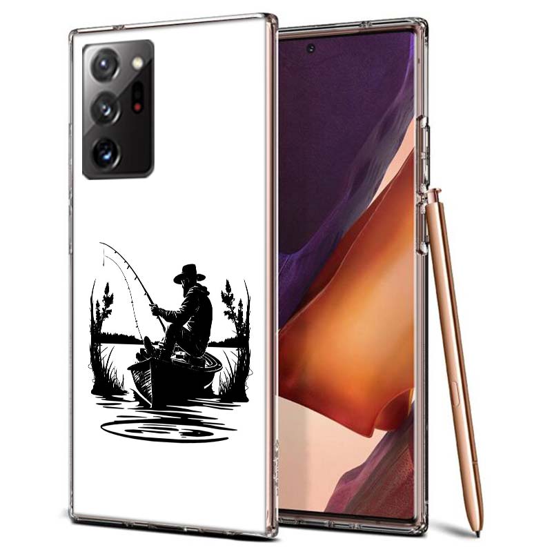 Fishing on a Fisherman's Boat Phone Case for Samsung A55 A35 A25 A15 A07 A05S A16 A17 A26 A36 A37 A56 A57 Galaxy Note 20 10 A50S