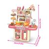 Kids Play Kitchen Set Simulation Cooking Toy with Spray Effect and Light for Children's Toys and Gifts