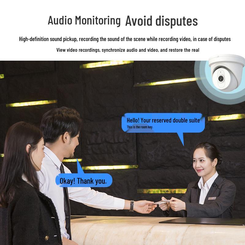 8MP 4K Indoor POE Dome IP Camera