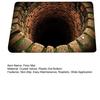 Yousheng 3D Optical Illusion Rug Realistic Hole Non-Slip Floor Mat Bottomless Pit Entrance Rug Doormat for Living Room Bedroom Playroom Decor