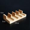 Creative Wooden Sushi Display Plate Rectangular Molecule Cuisine Display Rack Restaurant Food Specialty Display Tableware
