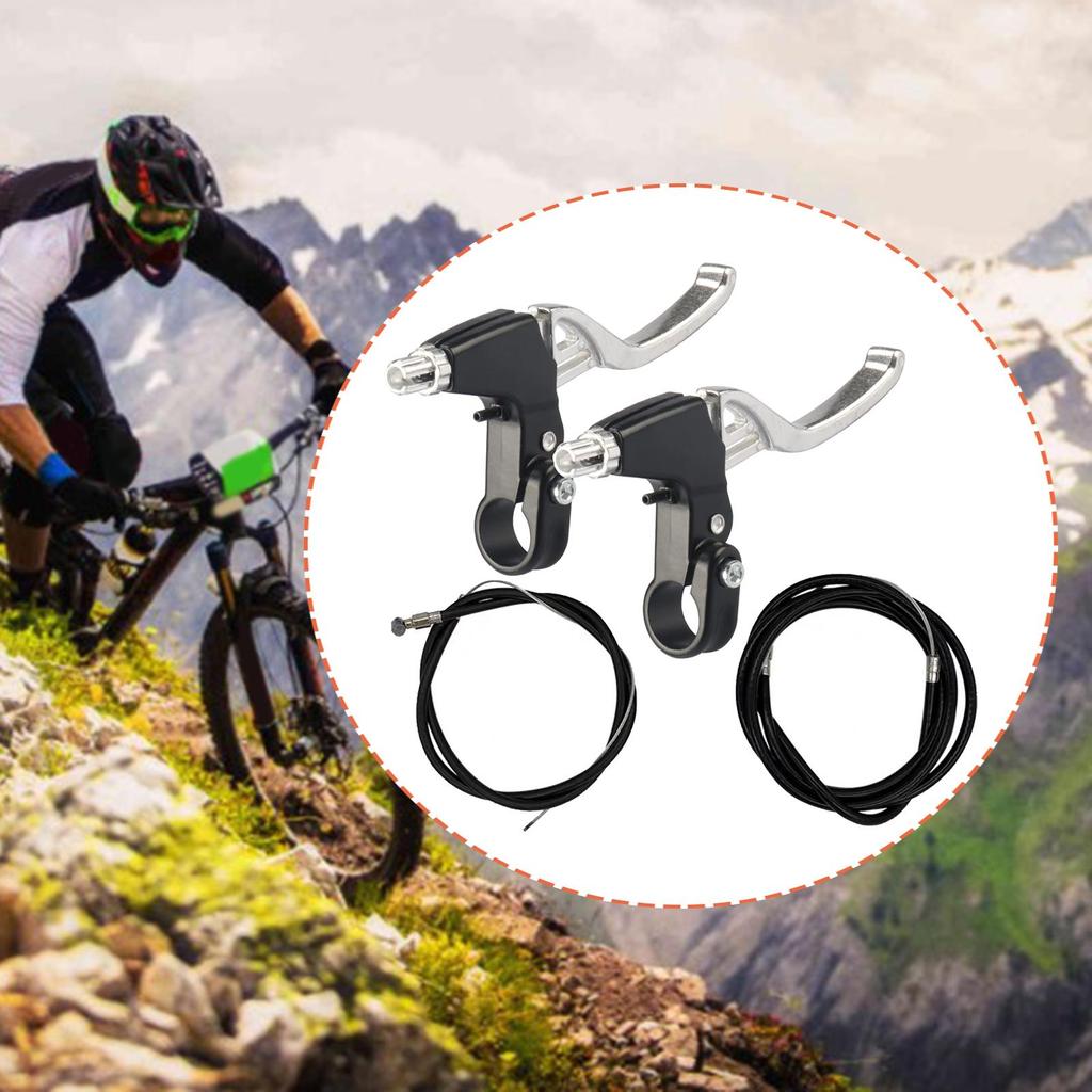 Brake Lever Set Made of Aluminum Alloy, Front And Rear Wheel Brakes Suitable for Professional Use