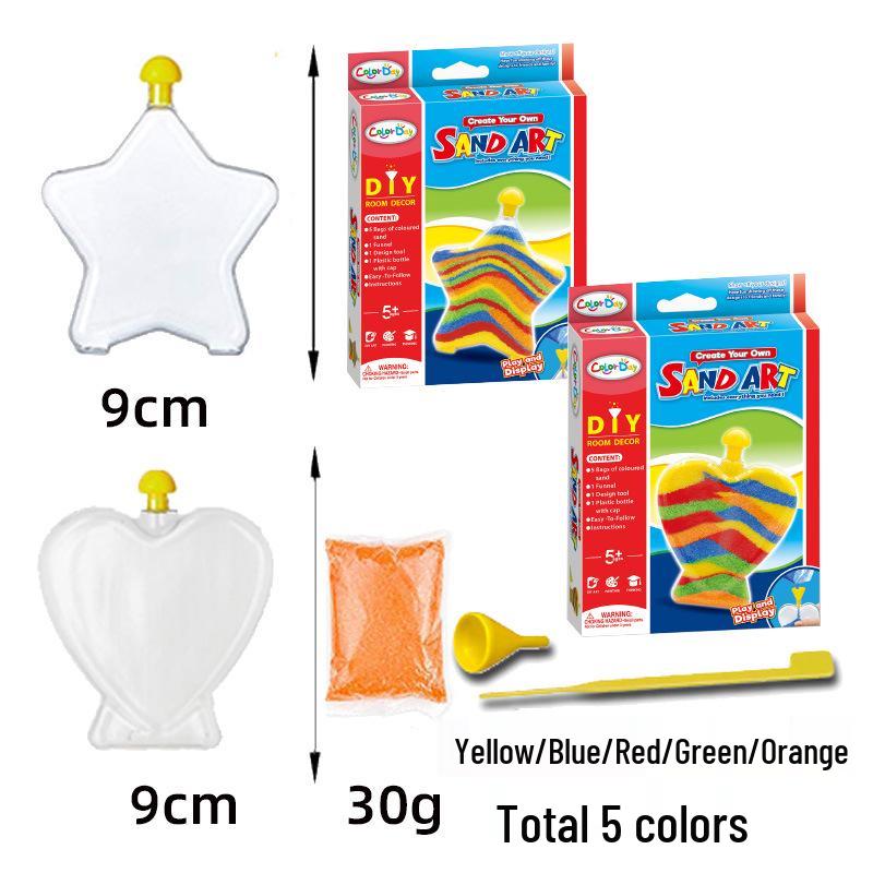 

Бутылка для песочной живописи ручной работы для декоративной росписи своими руками