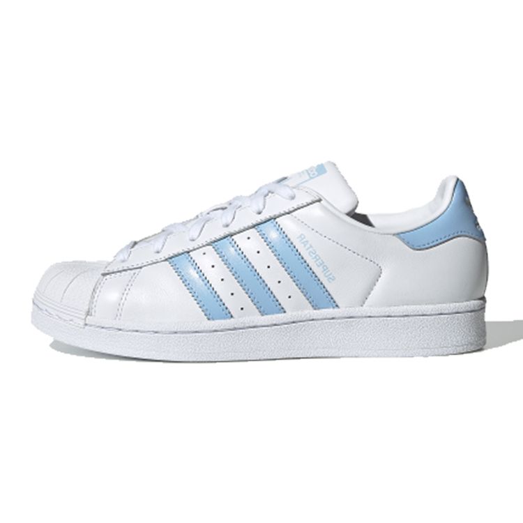 

Adidas Superstar White Glow Blue Женские кроссовки Cloud-White Core-Black EF9247