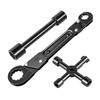 Angle Stop Wrench Set Ni Plated Steel Double Headed Pipe Wrench Valve Spanner for Piping
