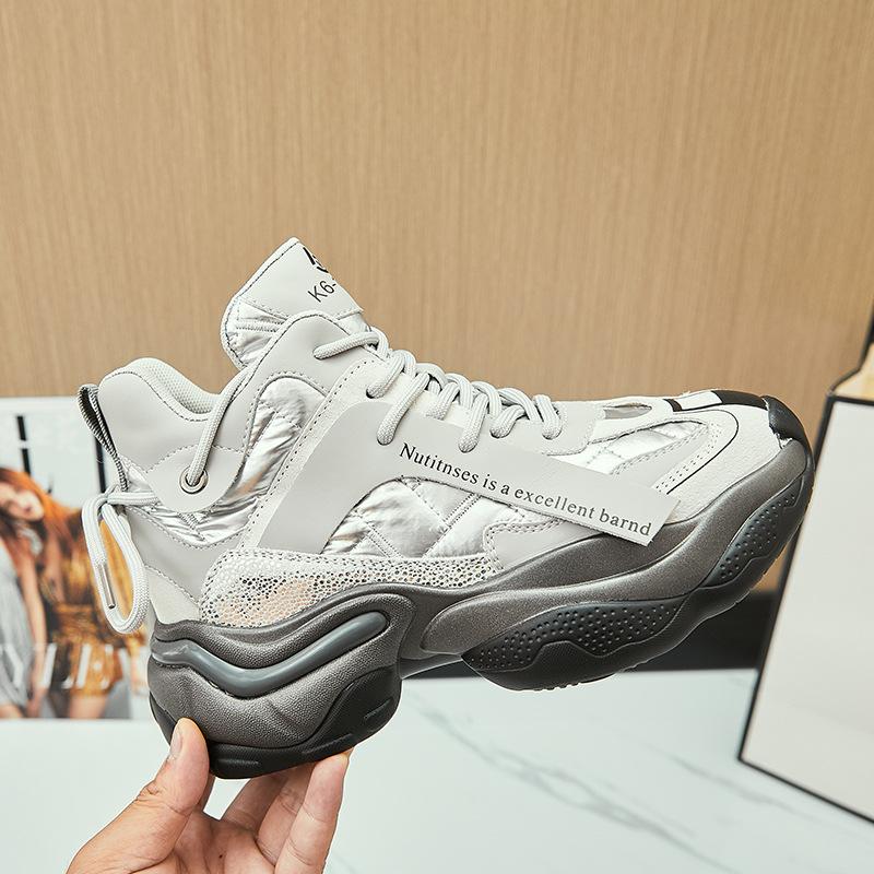 

Дышащая спортивная обувь, плюшевые теплые мужские повседневные кроссовки для бега, спортивная обувь на плоской подошве, мужская спортивная обувь 38 серый