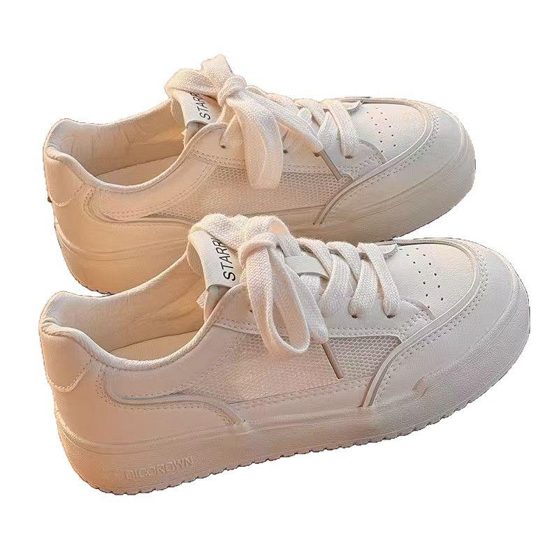2025 Frühling und Herbst neue beliebte mit Rock kleine weiße Schuhe Board Schuhe Damen vielseitige Schuhe Kindermode Trend Nische weiße Schuhe