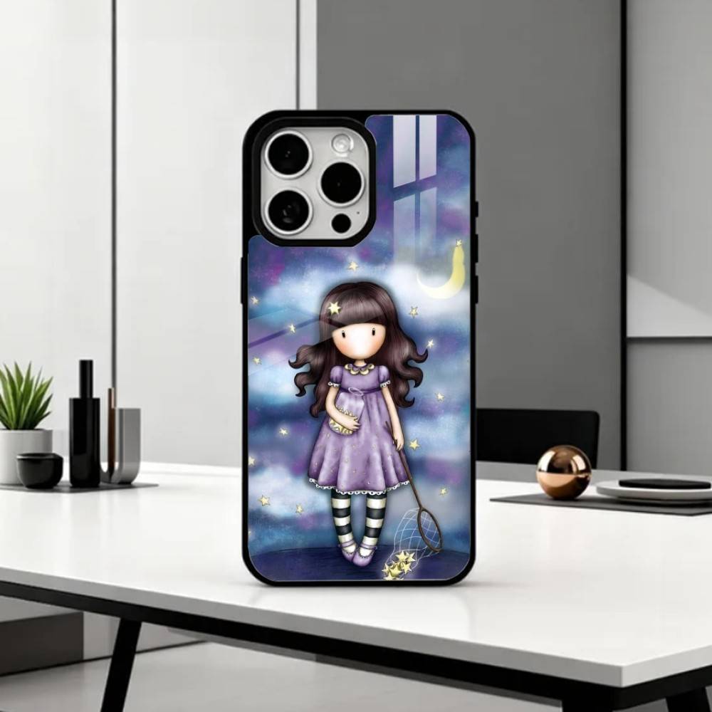L-Lovely S-Santoro G-Gorjuss S-Series Phone Case For iPhone17,16,15,14,13,12,11,Pro Max Magnetic For Magsafe Wireless Charging