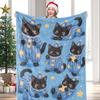 Forest Creatures Ultra-Soft Fluffy Flannel Blanket Super Cozy Lightweight Bed Blanket for Halloween Sofa Bed Christmas Decor
