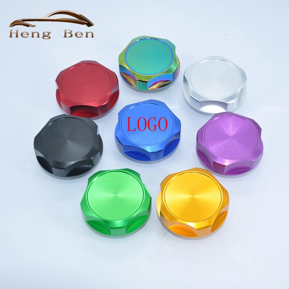 HB Hight Quality Engine Anodizing Aluminum Oil Tank Cap Cover Forged Billet Oil Cap Fuel Tank Caps3