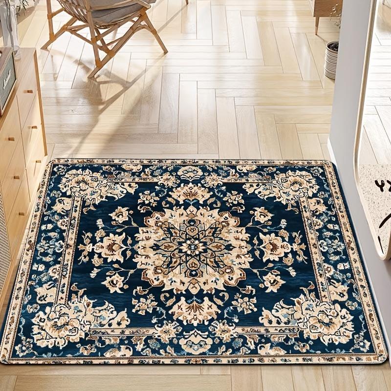 VIKAMA Bohemian Style Doormat Living Room Bedroom Rug Indoor Entrance Mat Machine Washable Entrance Hall Carpet Home Decor