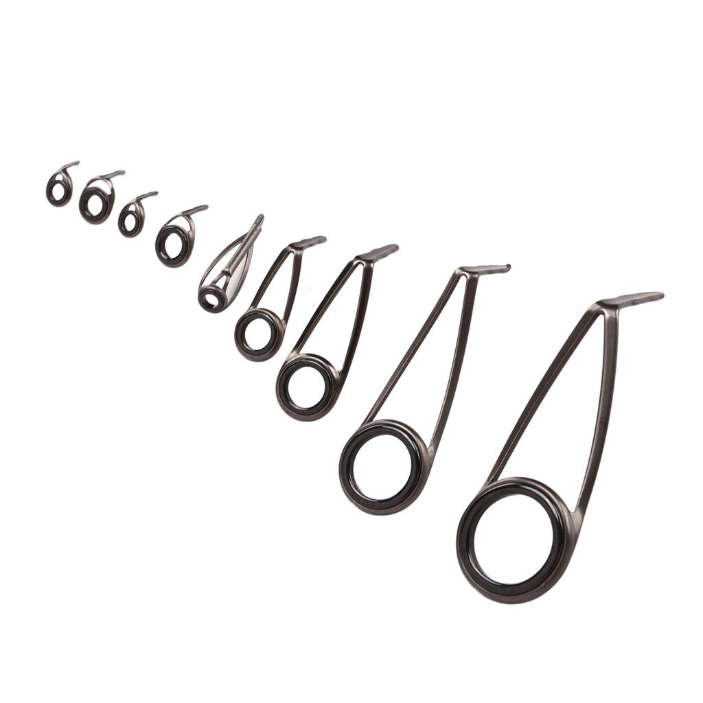 Angelrutenführung Edelstahlrahmen Keramikring Zubehörset Kit zur Reparatur