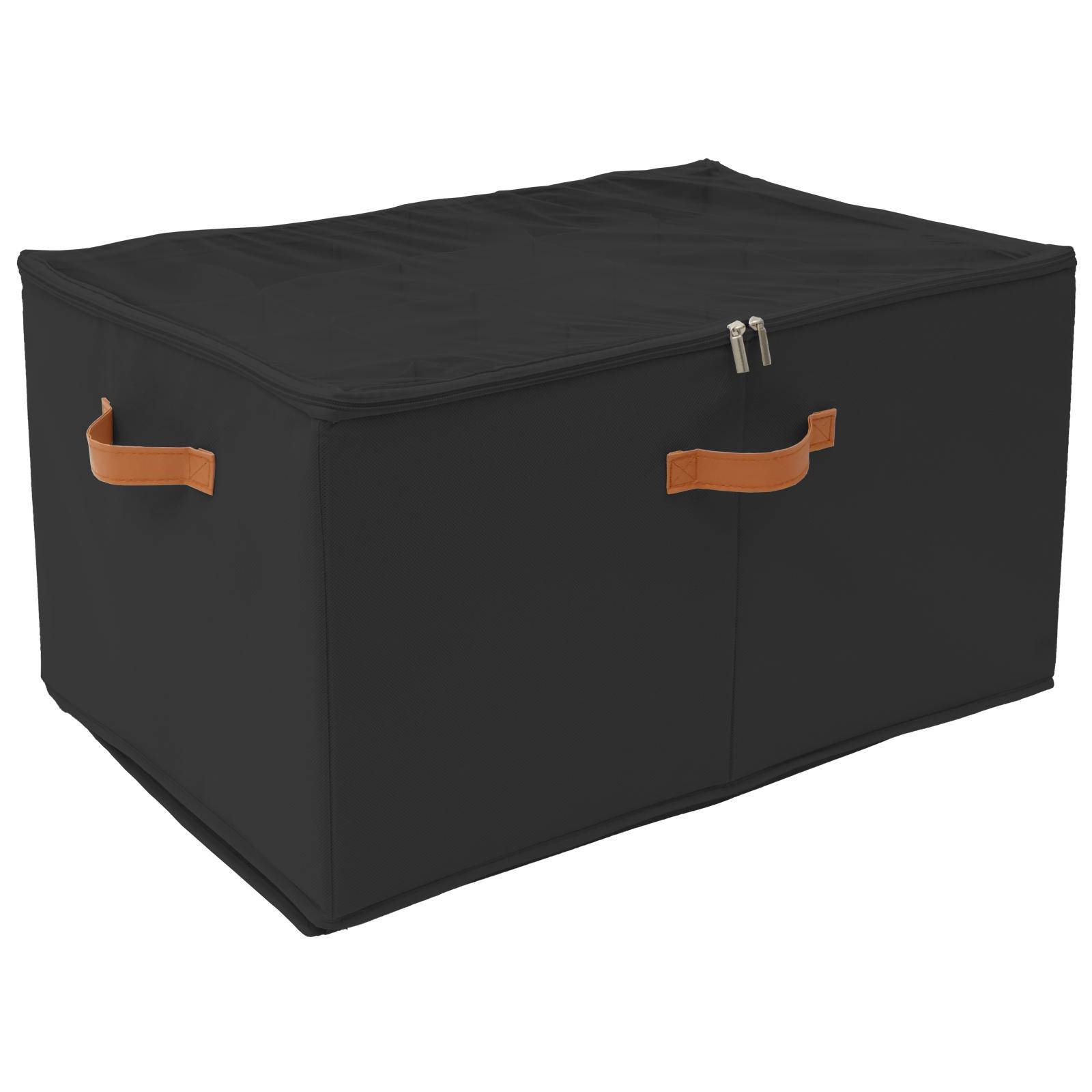 

Multiple Lattices Shoes Storage Box Foldable Separated Organizer Dustproof Cover With 4 Handle Dispenser Shoes Bins чорний