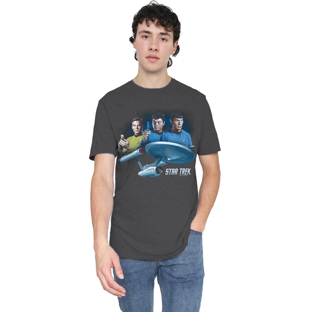STAR TREK Unisex Adult Hand Three T-Shirt