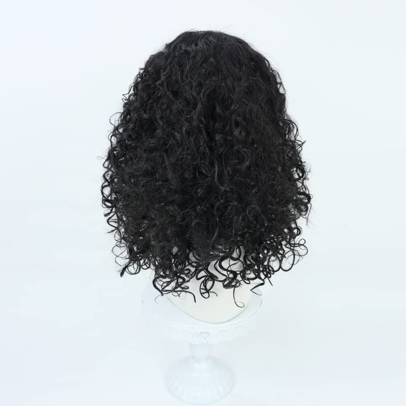 One Piece Usopp Cosplay Wig, Black, Heat-Resistant Wig