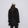 Less 2024 Spring French Lazy Double-faced Wool Coat