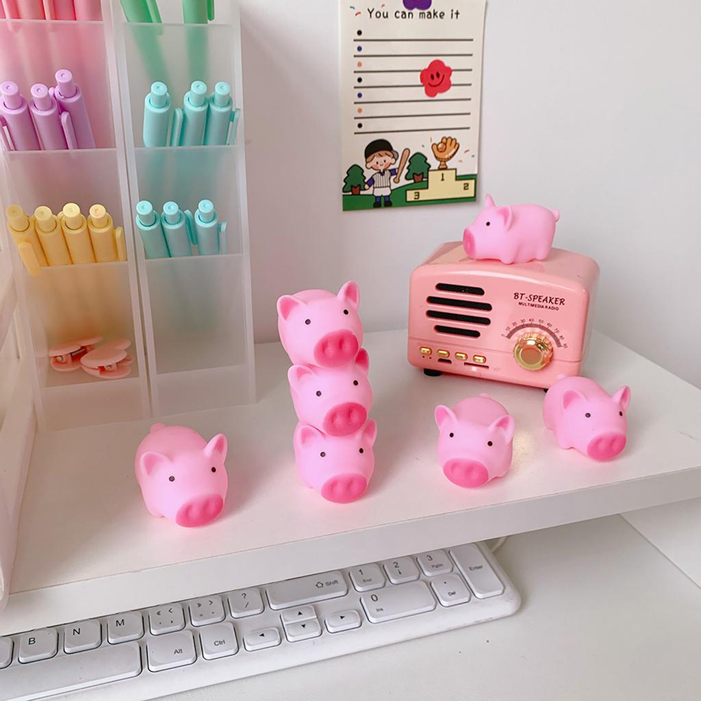 Pig Cute  Toy To Vent Children Bath Pig Pinching Joys Stress Vent Toy