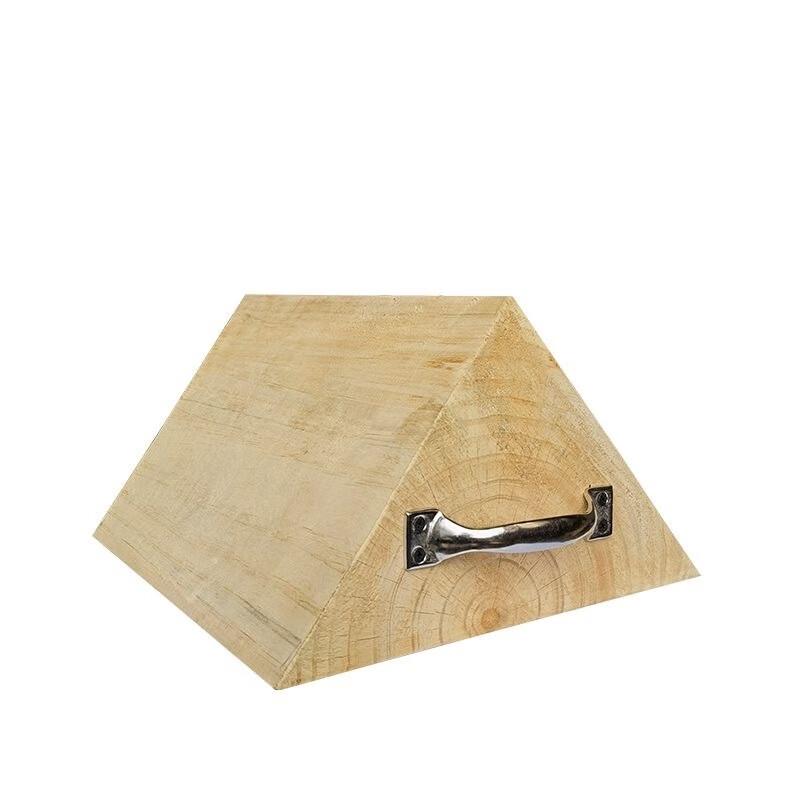 Wooden Wheel Chock with Handle