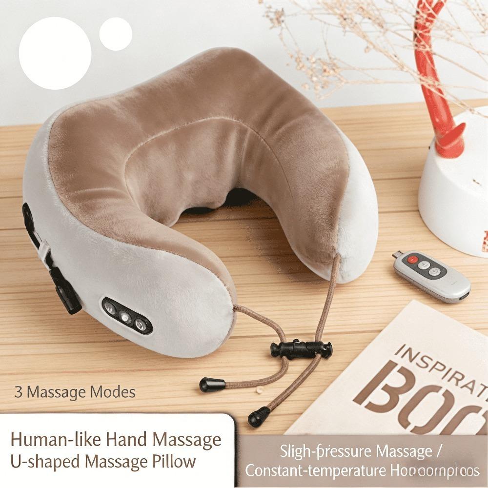 

Heated Massager for Neck and Shoulder Pain - USB Rechargeable & Adjustable синий