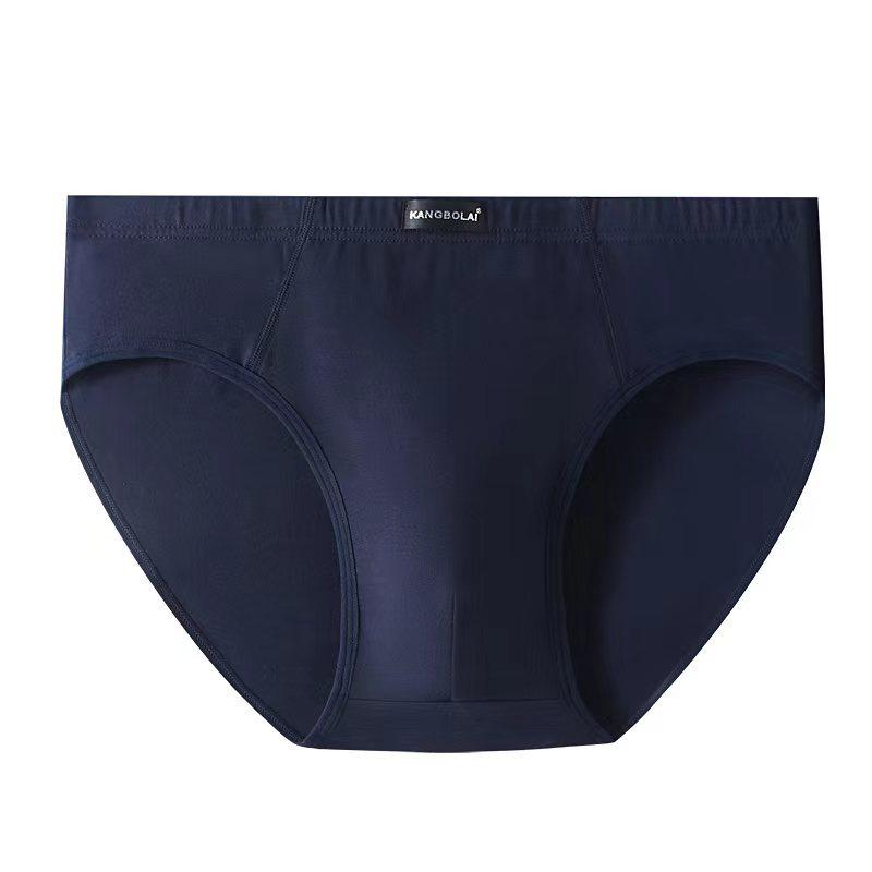 Men's Year of the Rat Red Cotton Underwear - Mid-Waist Plus Size with Breathable Sporty Waistband