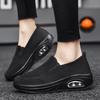 Women Slip on Walking Shoes Air Cushion Sneakers Pink Grey Black Blue Elevator Platform Orthopedic Socks Shoes Plus Size