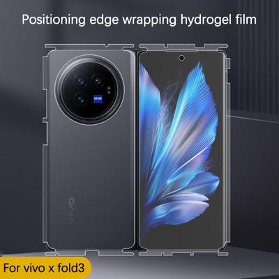 Vivo X Fold3 Pro Fold3Pro XFold3 İçin Konumlandırma Çizikleri Otomatik Onarım Kenar Sarma Yumuşak TPU HD Mat Mavi Işık Hidrojel Film