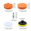 Wax Applicator Pads For Cars 5PCS Buffing Foam Pads Wool Pads Washable & Reusable 4inch Pads For Effortless Wax Sealant