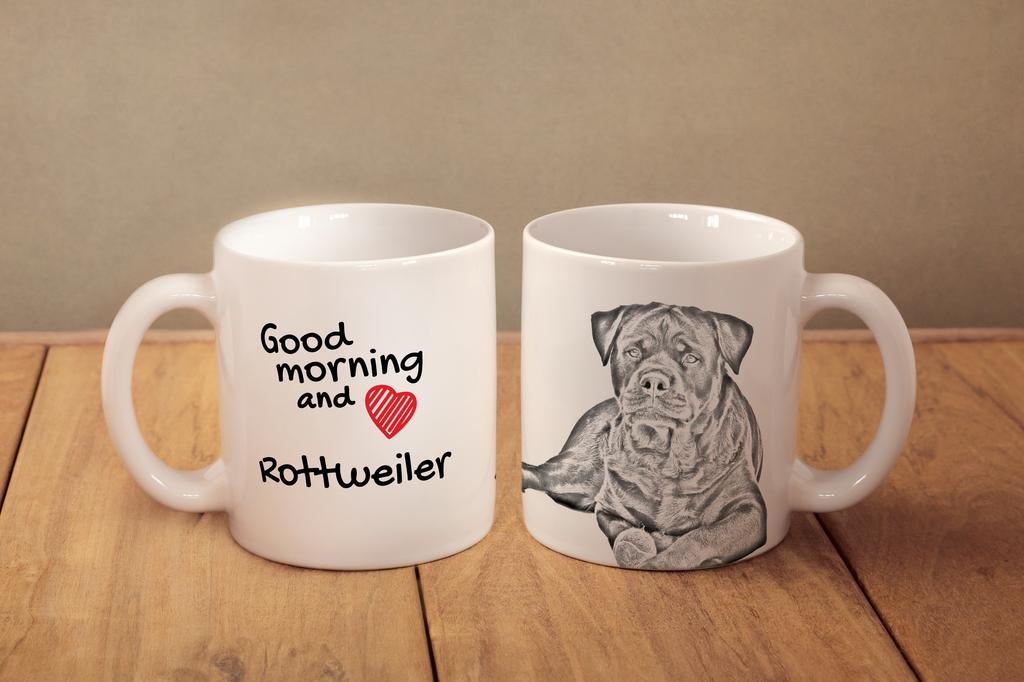 Rottweiler, Rott, Rottie - cup with a dog, personalized cup with a print, a classic gift for everyone from the Art-Dog brand