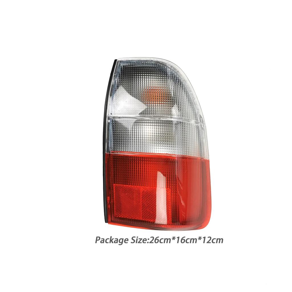 Rear Light Lamp In Clear & Red For Mitsubishi L200 MK3 1995-2006