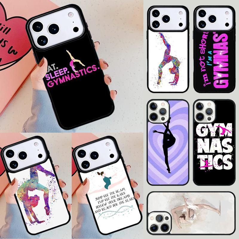 Love Gymnastics Phone Case For iPhone 17 Air 14 15 13 12 Max Cover For Apple 16e 11 Pro Max Plus Coque
