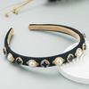 Women's Hairband Shiny Pearl Baroque Thin Sponge Head Band Simple Thin Edge Headwear