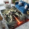 [Giant Robot Warrior Art Printed Carpet] Non-slip Office Rug, Cozy Area Carprt for Living Room Use, Soft Home Sofa Chair Mat
