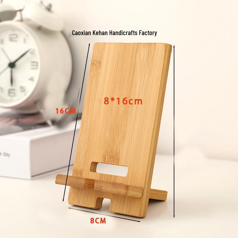 Bamboo & Wood Phone Stand: Office, Dorm, Household Charger & Tablet Base