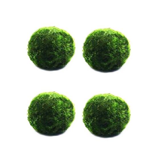 Artificial Moss Rocks Decorative Green Moss Balls Fake Moss Covered A