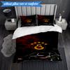 3PCS Galatasaray Football Club Crest Bedding Set 2D Printing (Includes 1 Duvet Cover + 2 Pillowcases Coreless), Bedroom decor,Fan gift