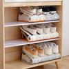 Adjustable Shoe Slots Organizer Modern Double Rack Storage Space Saver Shoes Footwear Storage Stand Shoes