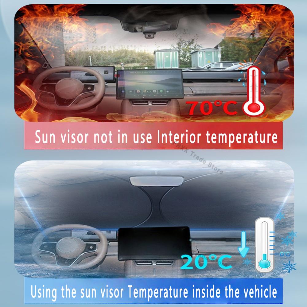 For Toyota Yaris X 2018~2025 2020 2022 2023 2024 Car Sun Visor Front Windshield Sunshade Heat Insulation Summer Auto AccessoriesWindshield Sunshades