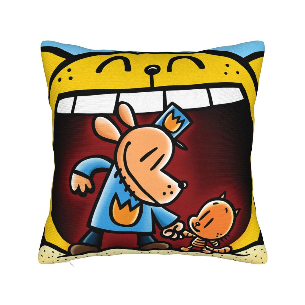 Comic Cartoon D-Dogmans Pillow Cover  Comfy Cushion Cover Vintage Pillow Case For Living Room Chair