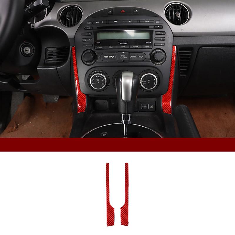 

Для Mazda MX-5 NC 2009-2014 М яке карбонове волокно Декоративні аксесуари для центральної консолі, панелі приладів, керма, підлокітників дверей автомобіля 8