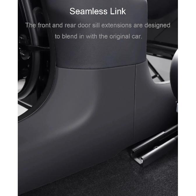 For Tesla Model 3 Highland 2024 Door Sill Strip Guard Car Front Rear Door Threshold Protector Waterproof And Anti-fouling Pads
