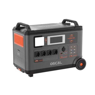 Oscal Power Max 6000 Portable Power Station 57600kWh 120V/240V Smart APP Control Battery Extend Rugged Power Station Oscal 6000W
