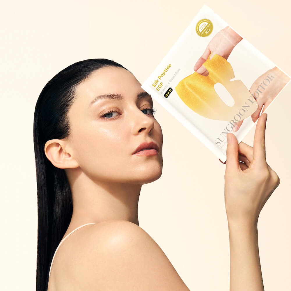 SUNGBOON EDITOR Silk Peptide EGF Intensive Gold Mask 4 Sheets