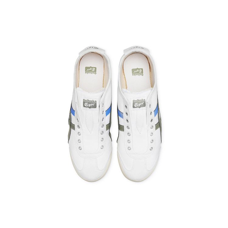 Onitsuka Tiger Mexico 66 Slip-On White Lichen Green Unisex Sneakers 1183A360-107