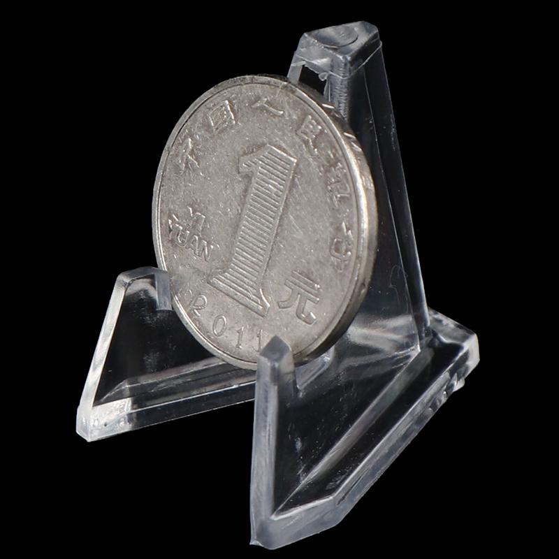 1Pcs Coins Easel Medal Badge Holder Golf Post Card Display Show Stand