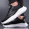Mens Running Shoes Summer Outdoor Mesh Breathe Flat Sneakers Lightweight Wear-resistant Comfortable Casual Tennis Shoes for Man