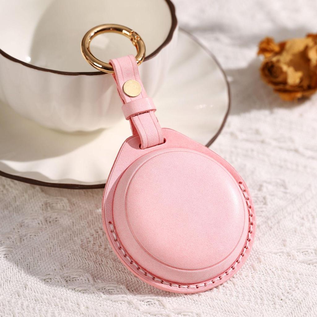 Genuine Leather Key Cover for Mercedes-Benz Smart No. 1 - Women's Keychain and Interior Decoration